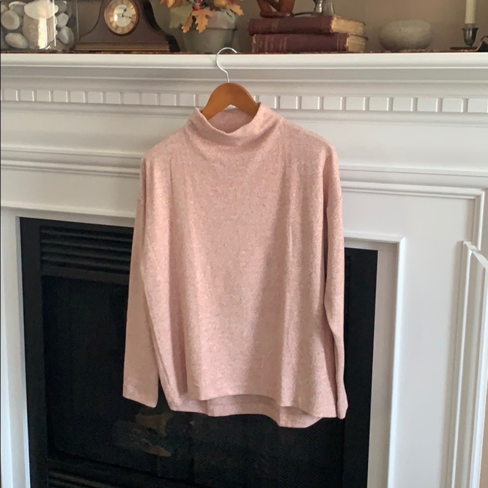 Uniqlo Soft Knitted Fleece High Neck Long Sleeve T